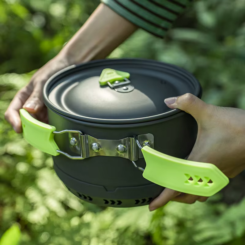 Casserole antiarina en alliage pour camping en plein air