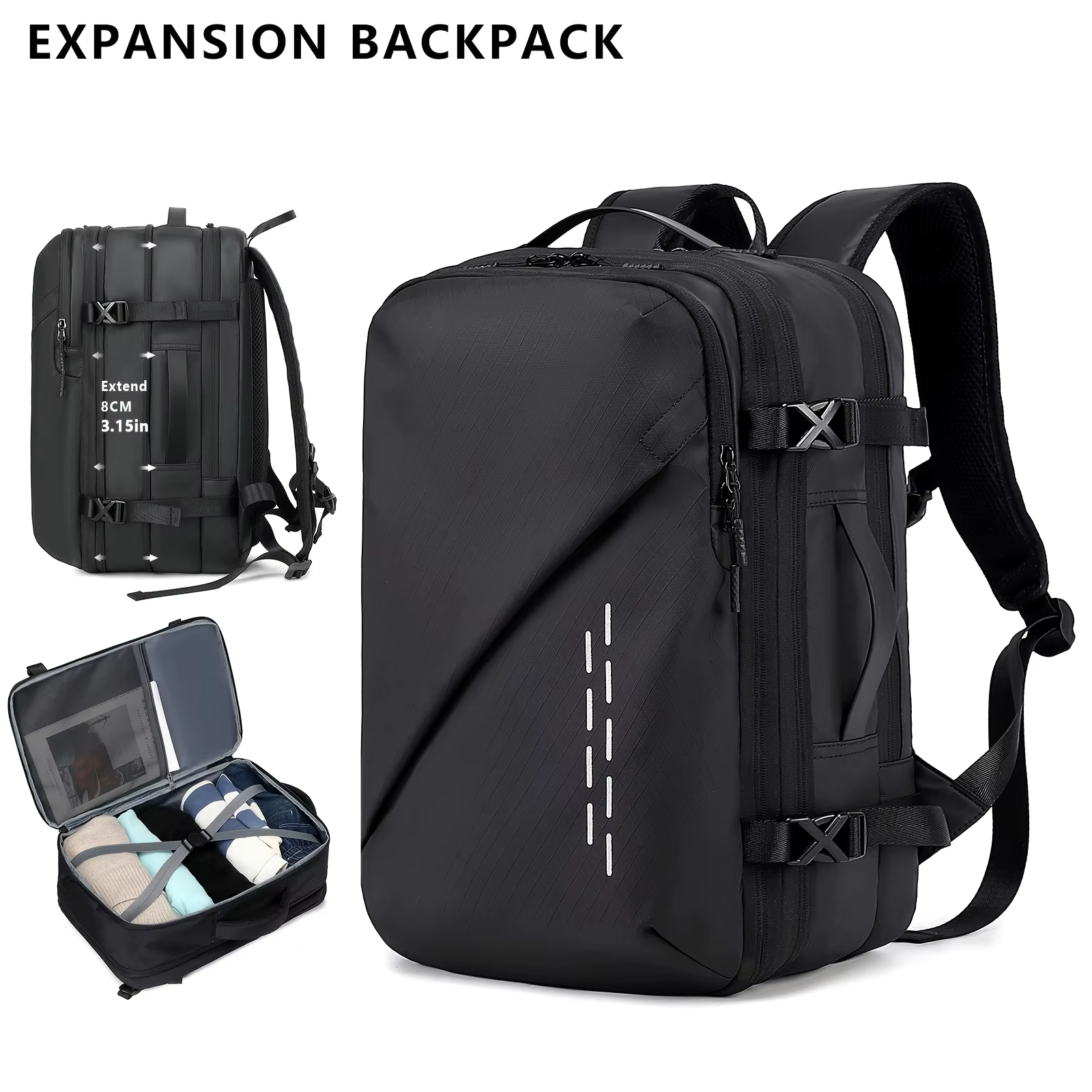 Nouveau sac à dos de compression sous vide grande capacité