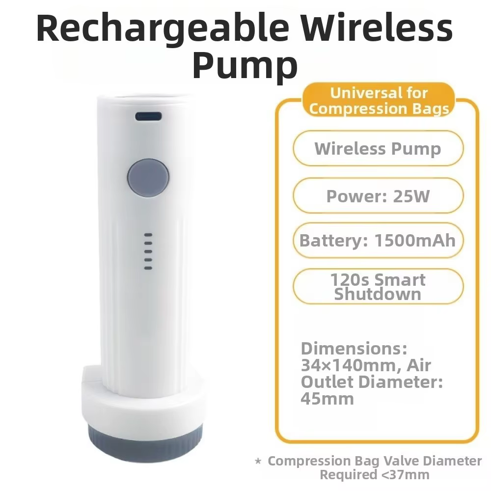 Pompe à vide électrique rechargeable
