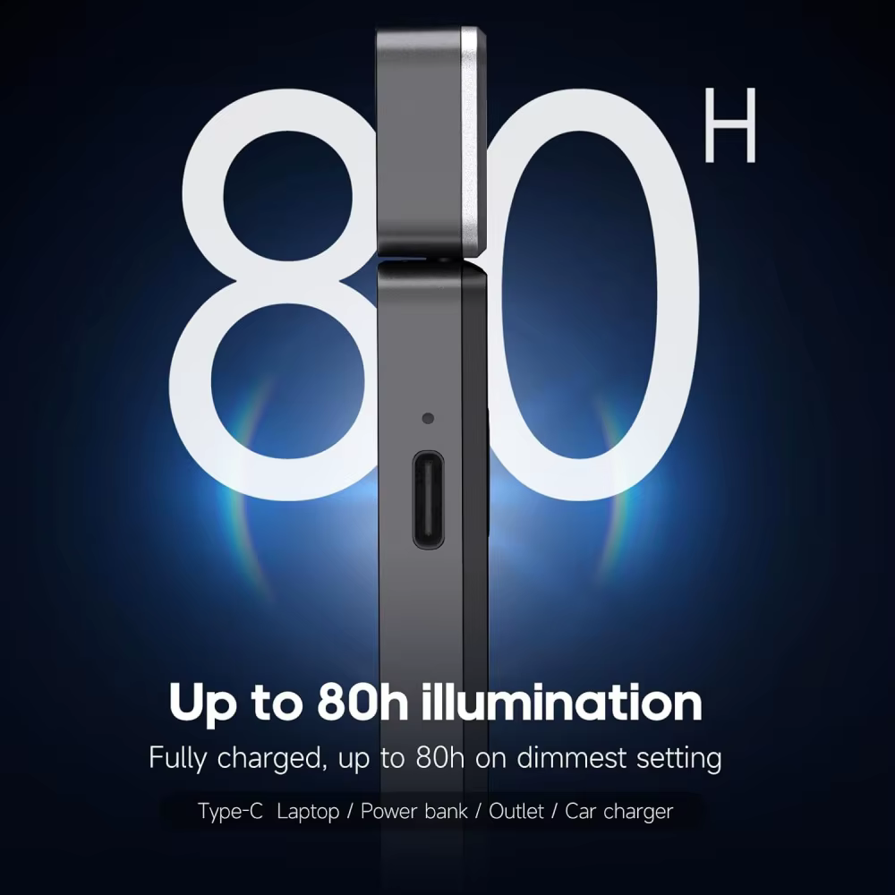 Usb Rechargeable pince sur LED lampe de lecture Portable Mini