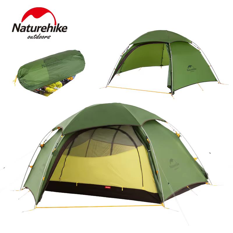 Natureifa-Tente de camping Cloud Patricia 2 personnes, ultralégère, portable, 4 saisons, étanche, fermeture éclair en T, double couche, trekking, randonnée