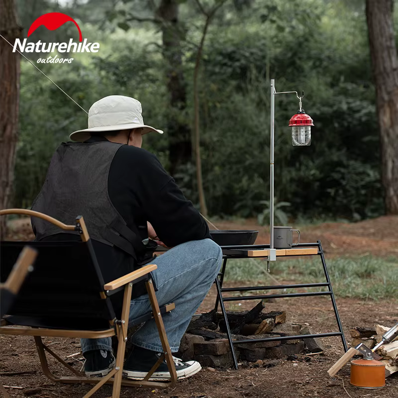 Natureifa-Perche de lampe pliante portable