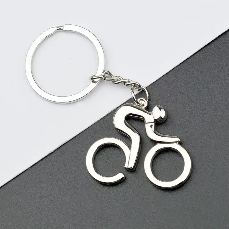 Porte-clés de vélo rétro Vintage en métal, Design de cyclisme classique pour les passionnés, cintre de sac, décor, cadeau pour cavalier