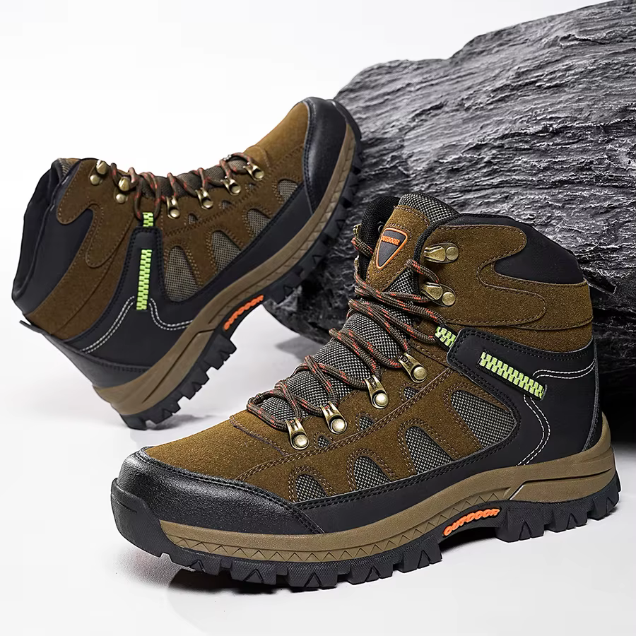 Bottes de randonnée montantes antidérapantes pour hommes