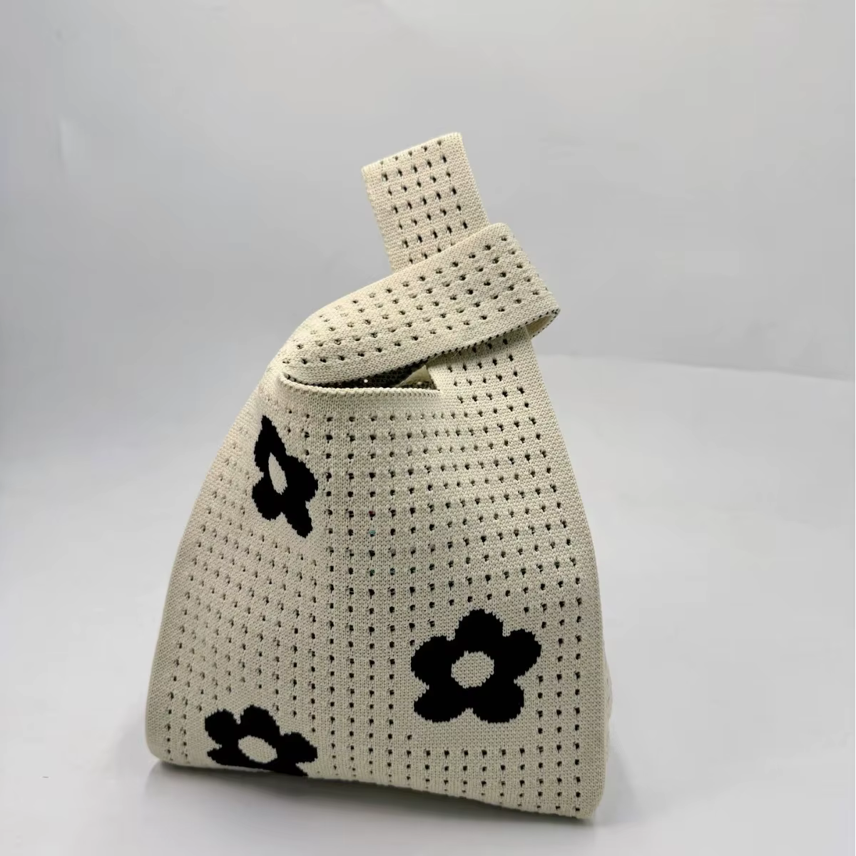 Sac fourre-tout tricoté à la main pour femme