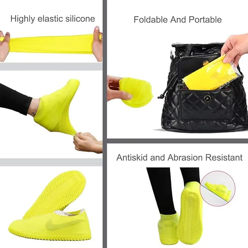 Couvre-chaussures imperméables en Silicone