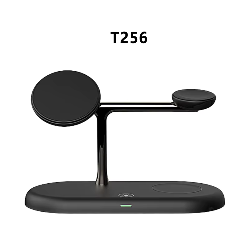 Support de chargeur sans fil 3 en 1 pour iPhone 12/13/14/15/16/17, Station de charge rapide pour Apple Watch 10 9 8 7 6 5 4 Airpods 2 3 Pro