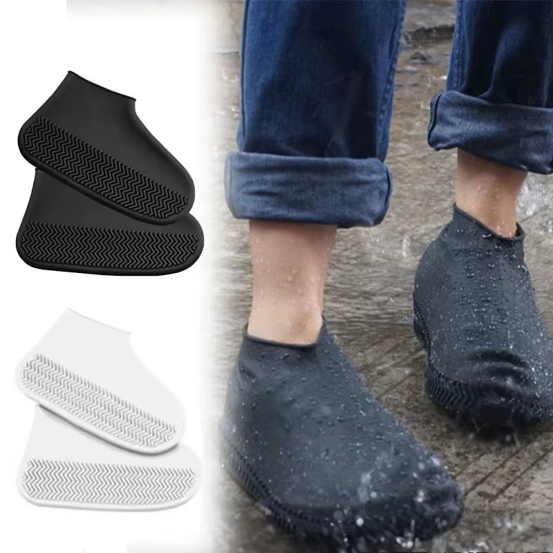 Couvre-chaussures de pluie imperméables réutilisables