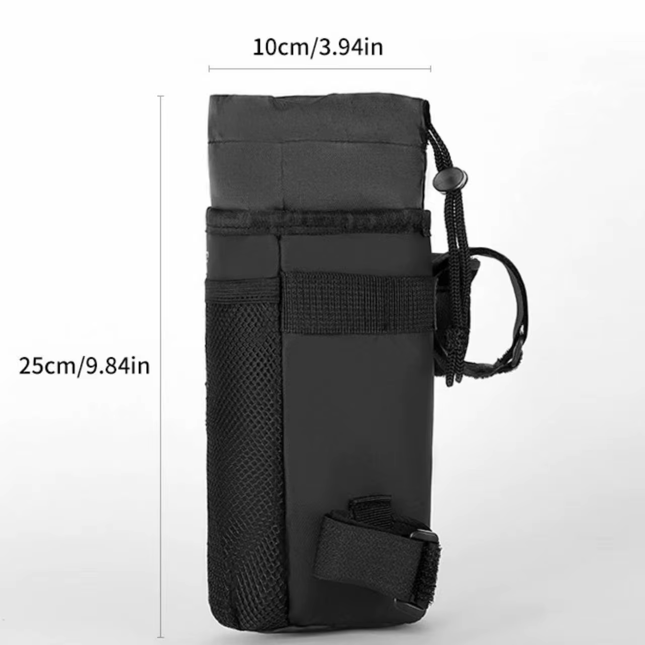 Porte-bouteille de vélo, pochette isotherme pour bouteille d'eau, accessoires de guidon pour VTT et vélo de route