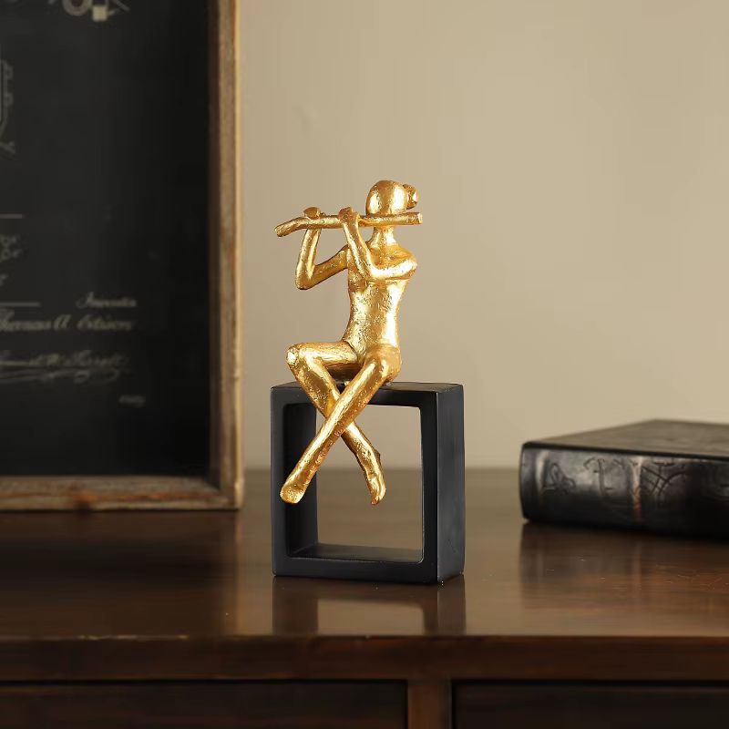 Modèle de membre de bande rétro, décoration de bureau, figurine nostalgique, décoration de salon, accessoires pour la maison, décor de pièce esthétique
