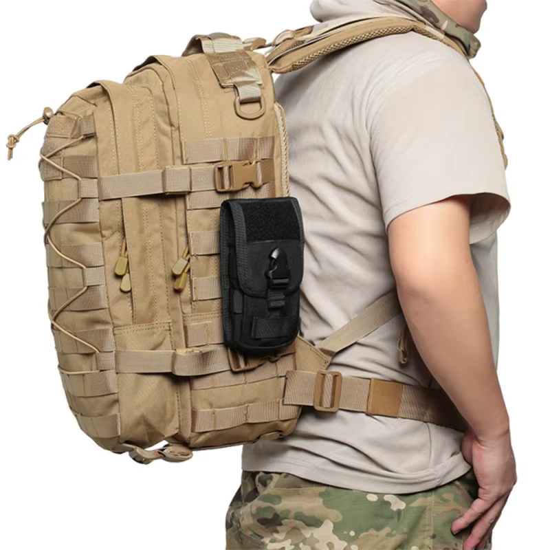 Sac d'alpinisme poches tactiques multifonctions sac pour téléphone portable sac de course en plein air