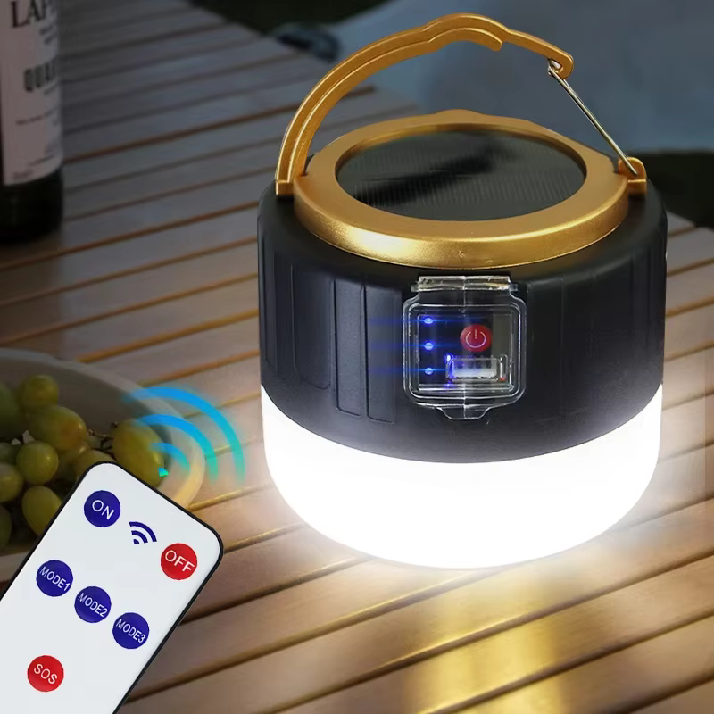 Lampe solaire LED puissante pour Camping