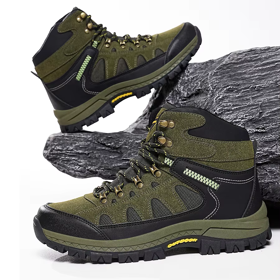 Bottes de randonnée montantes antidérapantes pour hommes