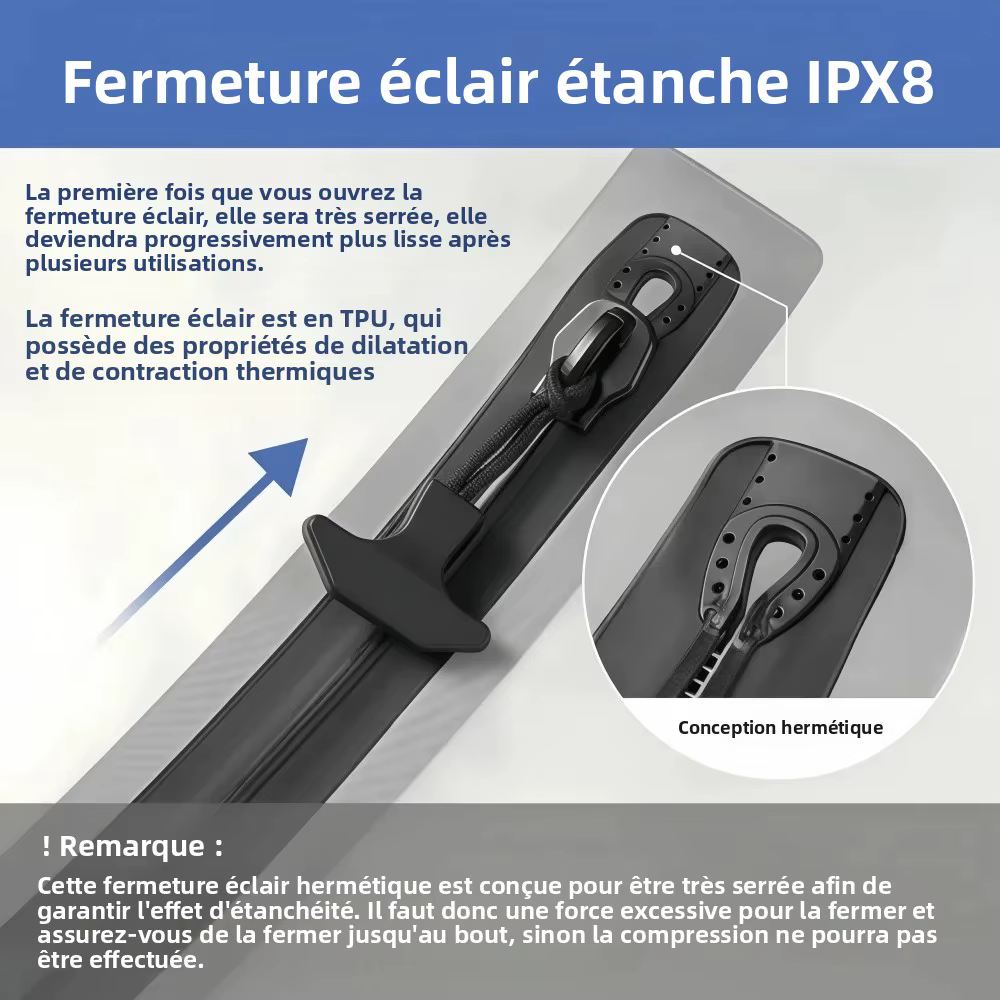 Sac Sous Vide Compression pour Vêtements Voyage Valise