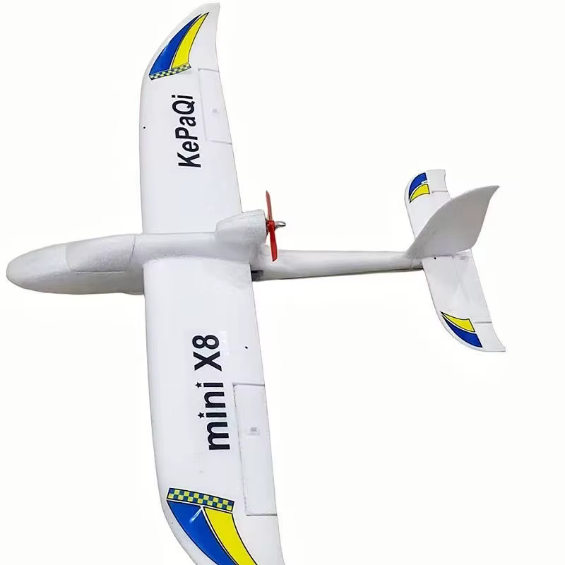 Planeur à aile fixe d'avion modèle, machine d'entraînement de démarrage, avion de lancer novice, envergure 850mm Sky Surfer X8mini