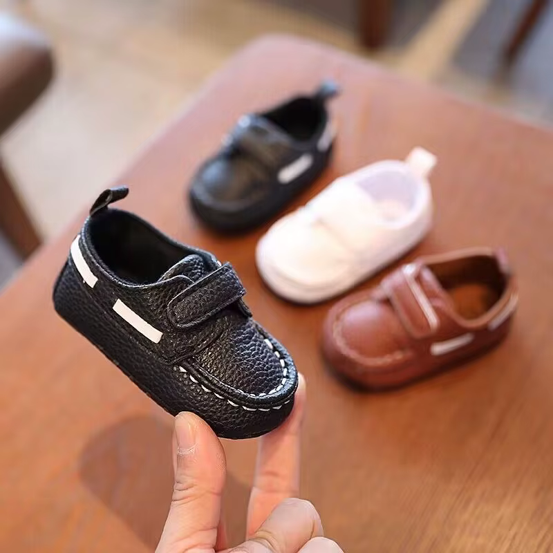 Chaussures formelles pour nouveau-né garçon, chaussures en cuir PU à la mode pour le 1er anniversaire, chaussures de fête de mariage