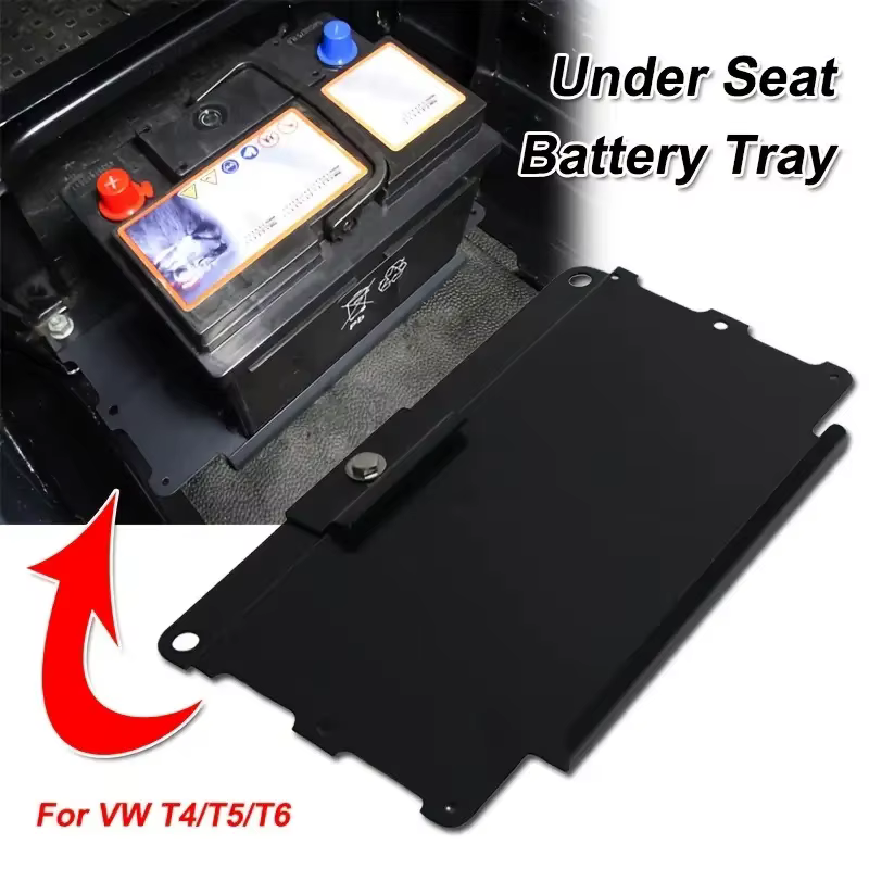 Accessoires automobiles : 1 support de batterie sous siège pour VW Transporter T4 T5 T6 T6.1