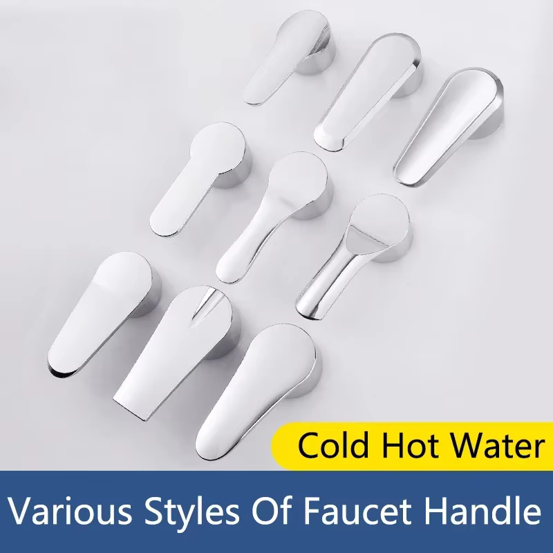 Poignée de robinet, accessoires de cuisine, poignée de robinet chaud et froid, poignée de lavabo, poignée de douche, accessoires de réparation