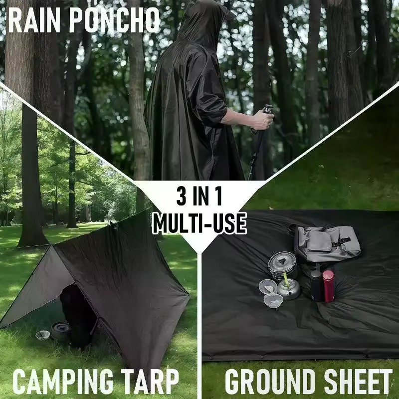 Manteau de pluie imperméable de voyage