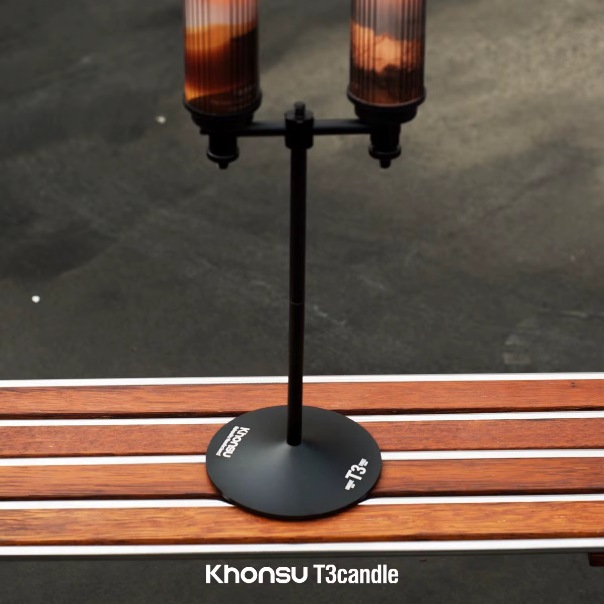 Support de lampe de camping portable et pliable