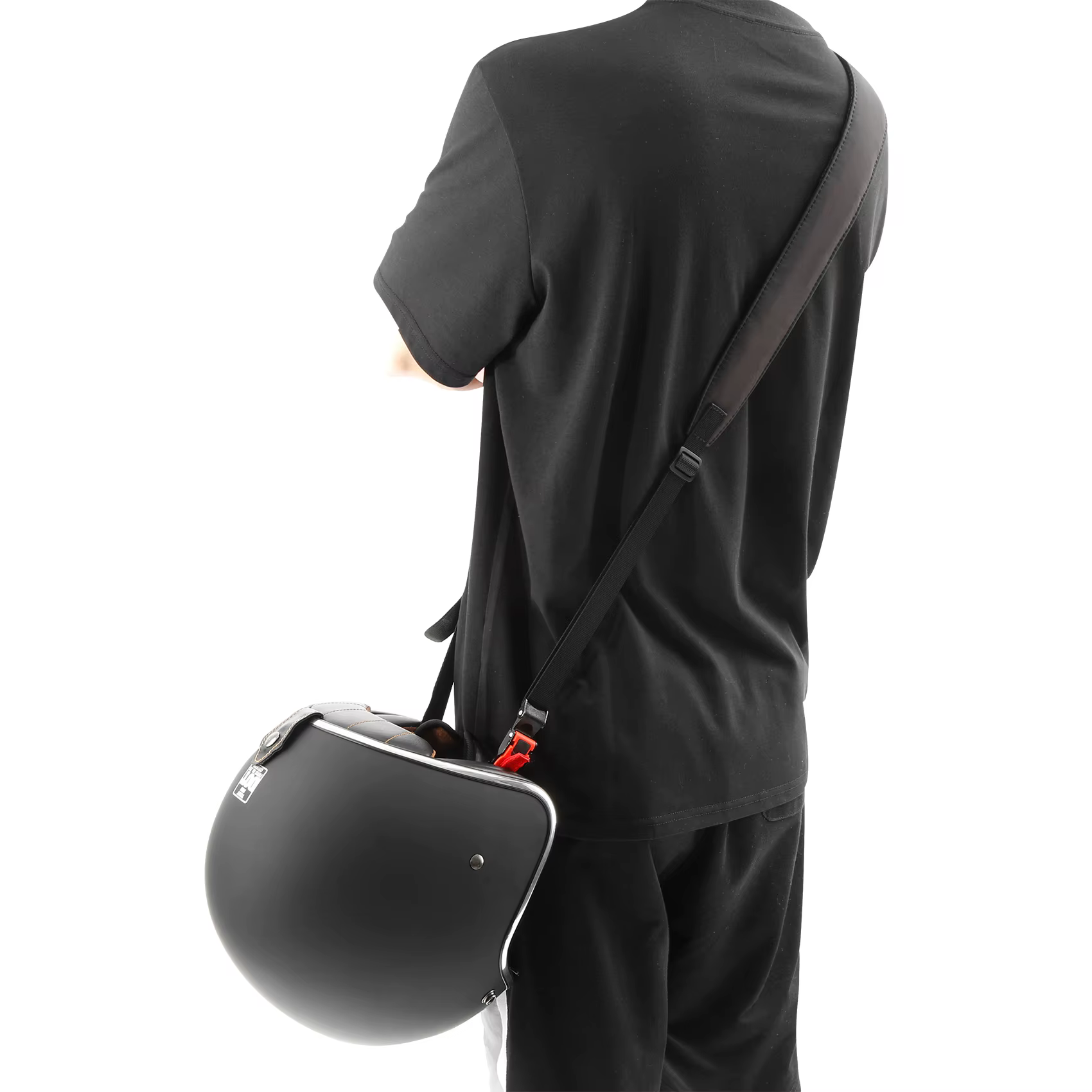 Sangle de transport pour casque de moto