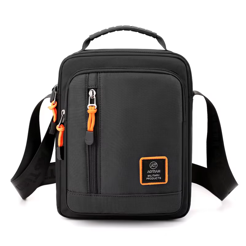 Sac à bandoulière étanche pour hommes, petit sac pour téléphone portable, sacoche carrée de voyage