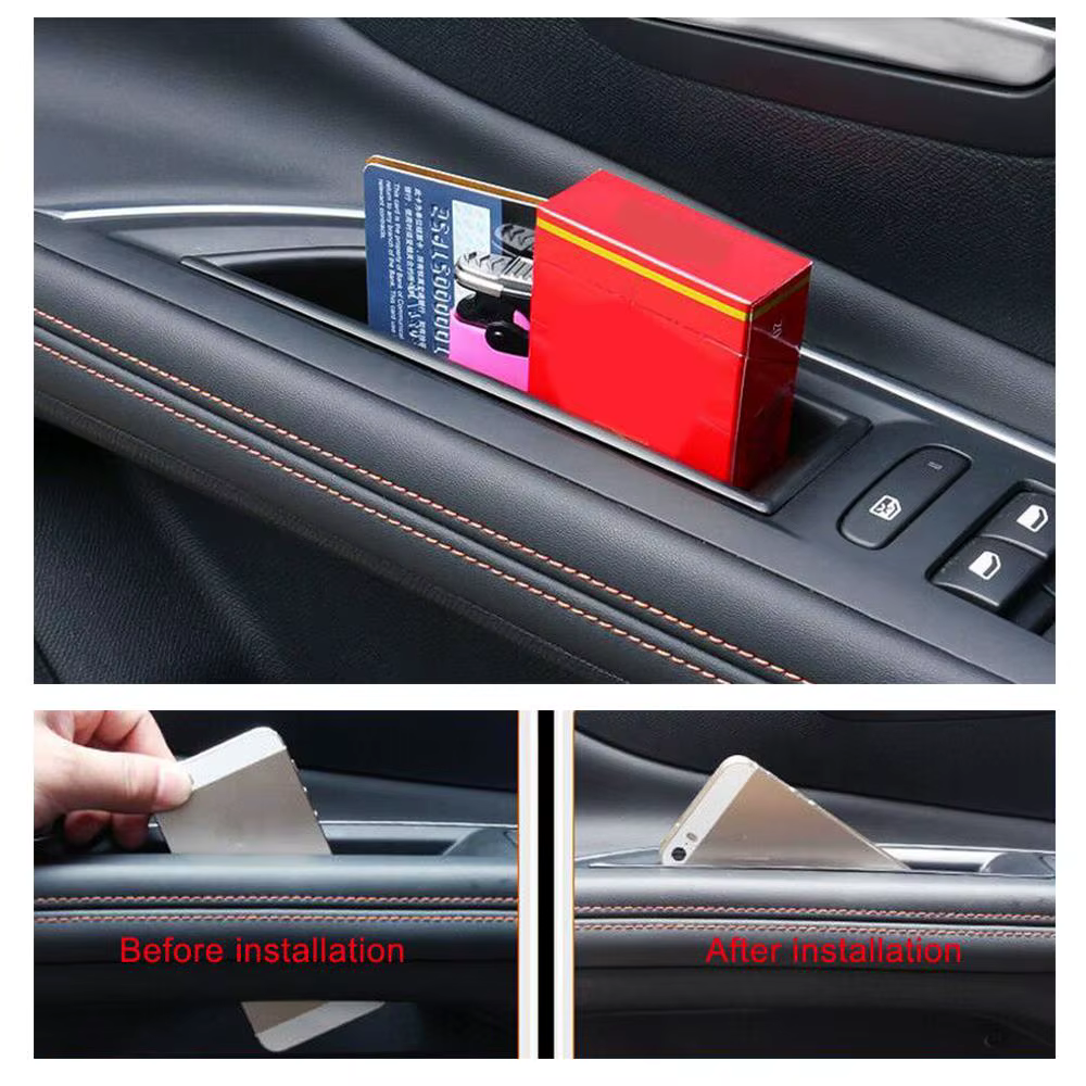 Accoudoir de poignée de porte de voiture, boîte de rangement, porte-conteneur, accessoires automatiques, KIT 3008 3008ight4008 5008 2016-20