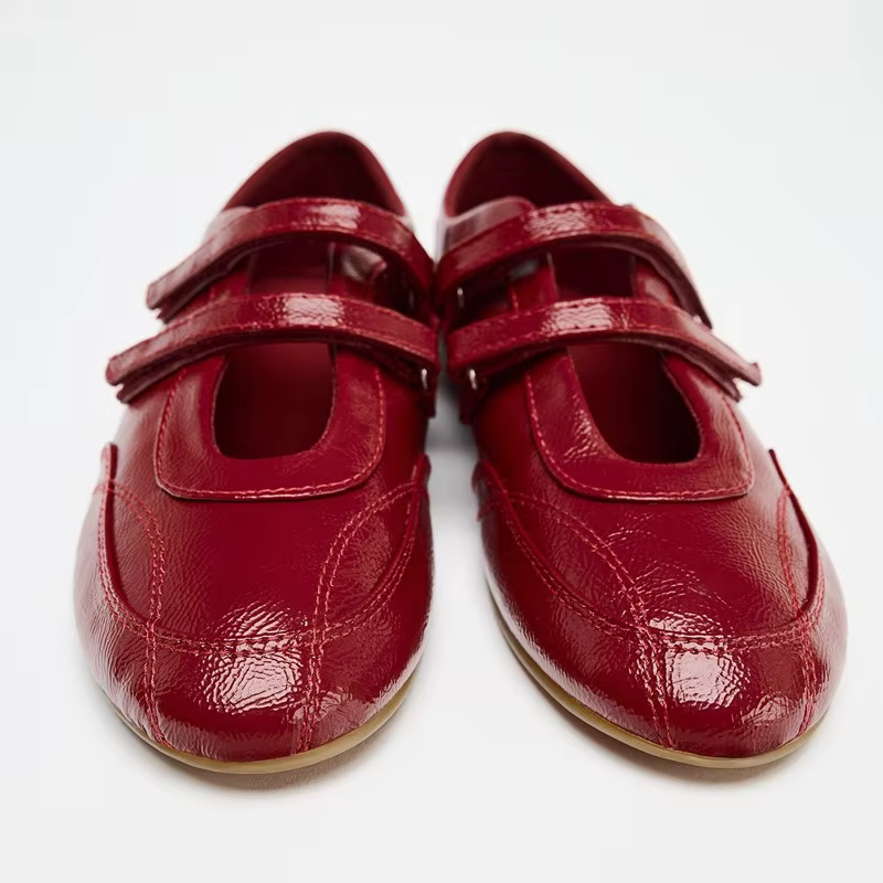 2025 femmes ballerines chaussures confortable en cuir décontracté concepteur baskets femmes printemps automne peu profond mocassins Zapatos De Mujer