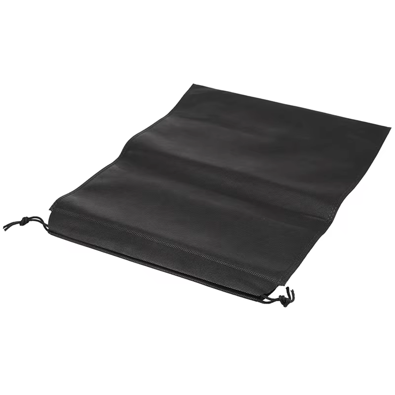 BSEVB-24 pièces sac à chaussures, couverture chaussures noir étanche Anti-poussière stockage sacs portables pour les Sports de voyage