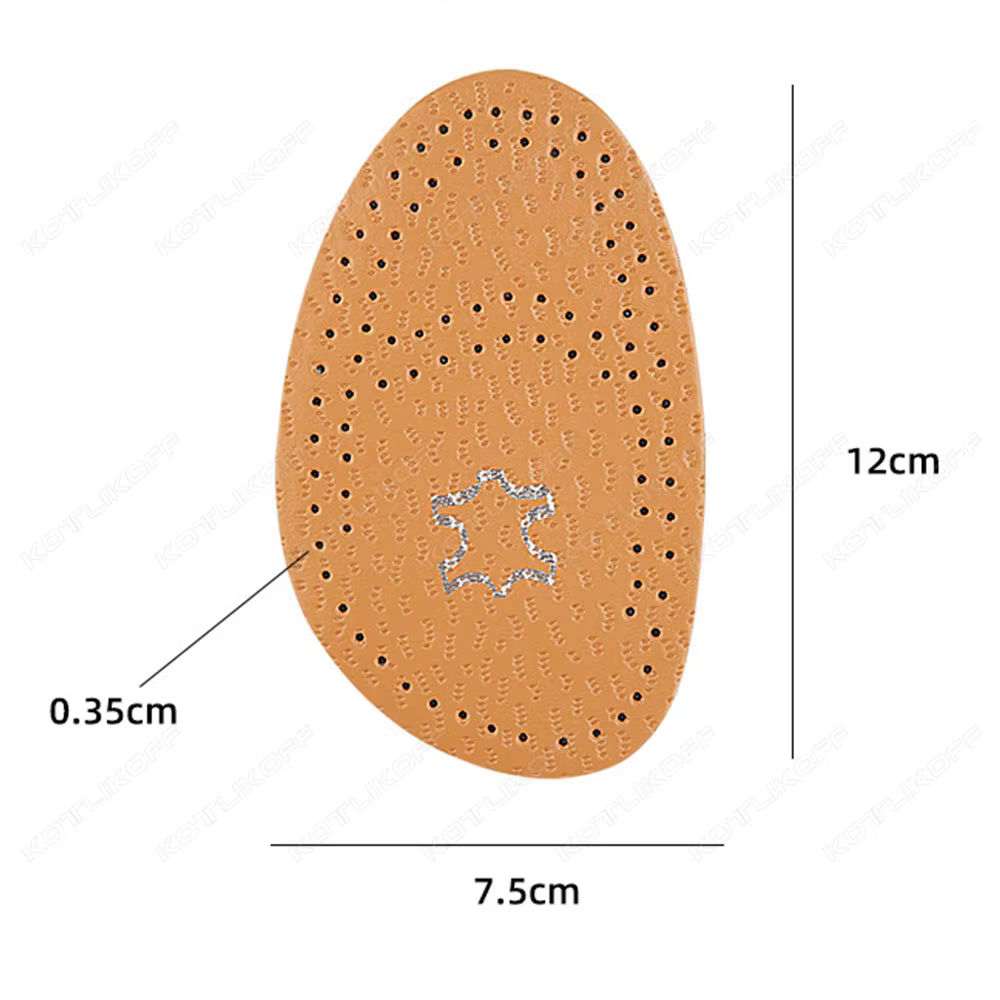 KOTLIKOFF 1/2 paires de demi-semelles intérieures en Latex pour l'avant-pied