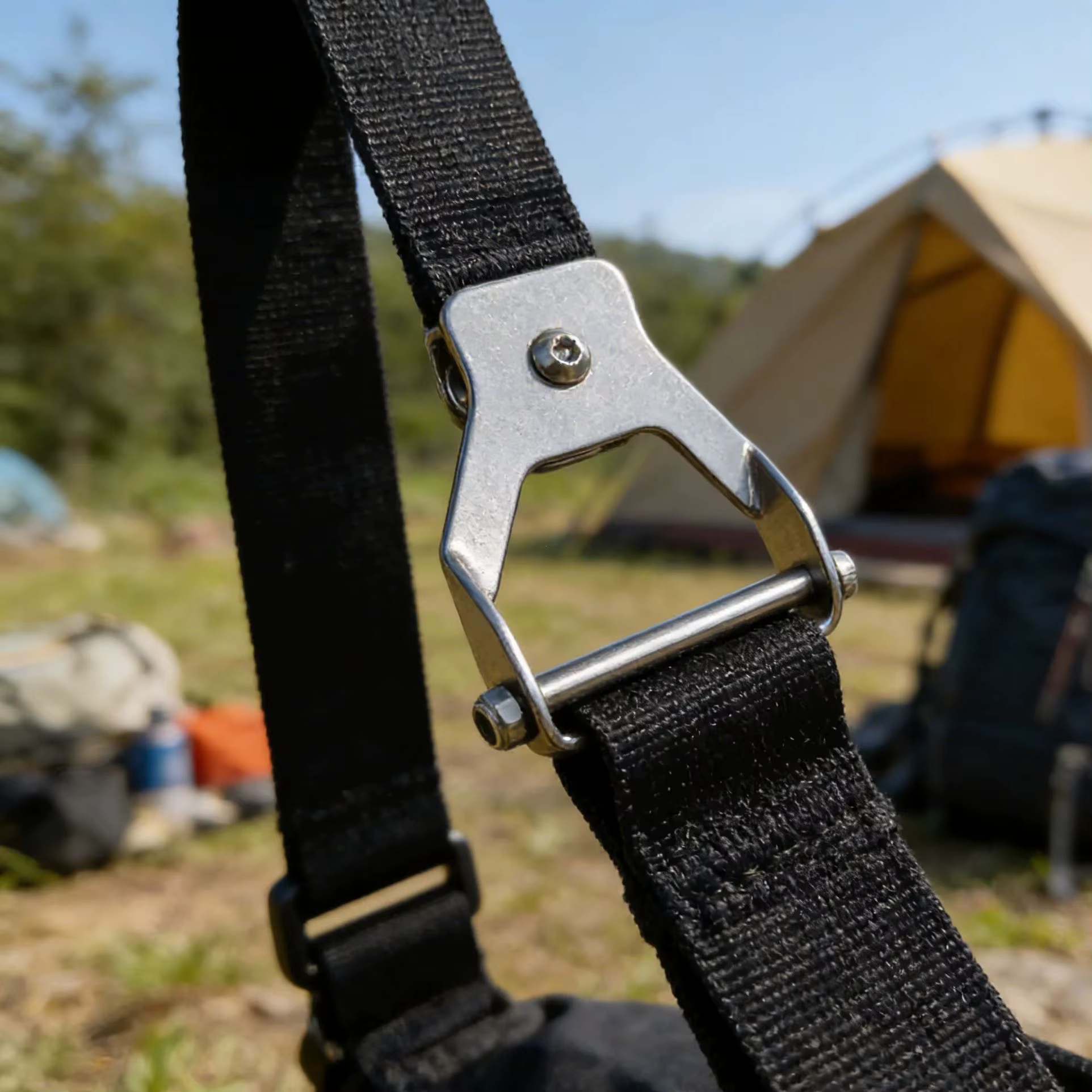 Sac de ceinture porte-outils avec crochet rotatif en acier inoxydable de haute qualité