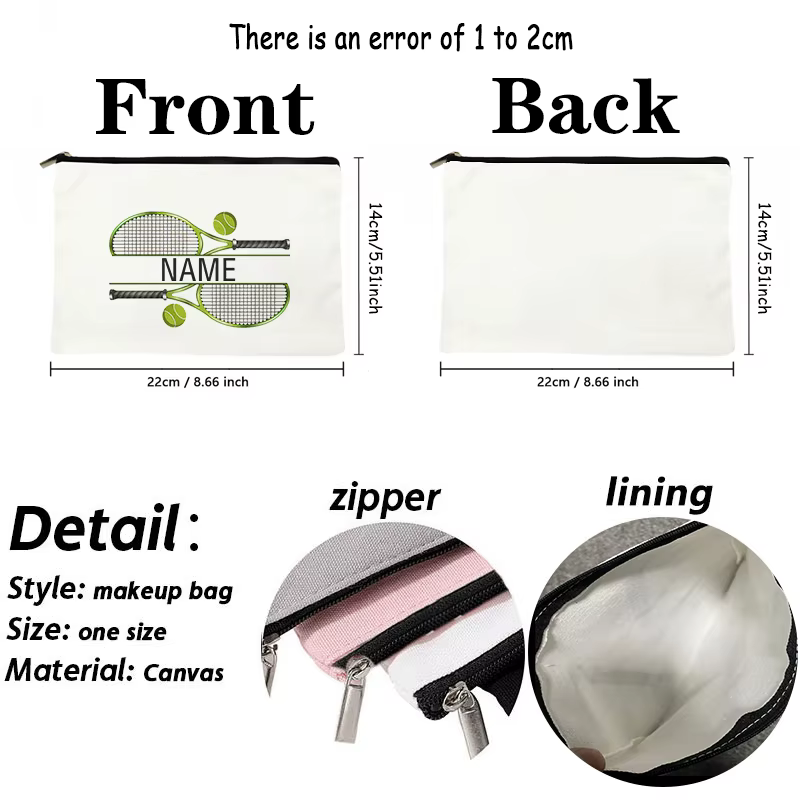 Trousse de Maquillage Personnalisée avec Nom