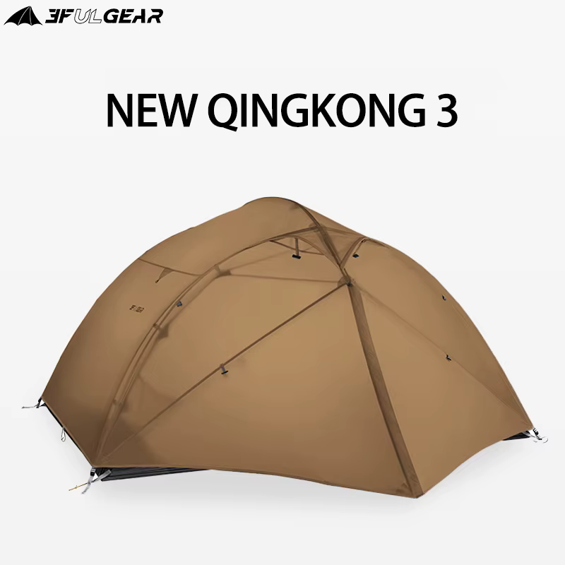 Tente de camping 3F UL Gear Qingkong 3P pour 3 personnes