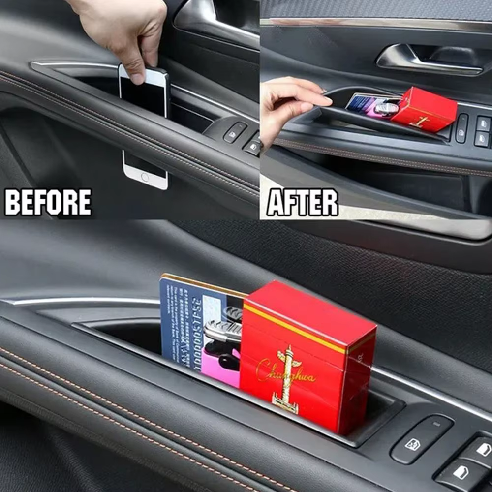 Accoudoir de poignée de porte de voiture, boîte de rangement, porte-conteneur, accessoires automatiques, KIT 3008 3008ight4008 5008 2016-20