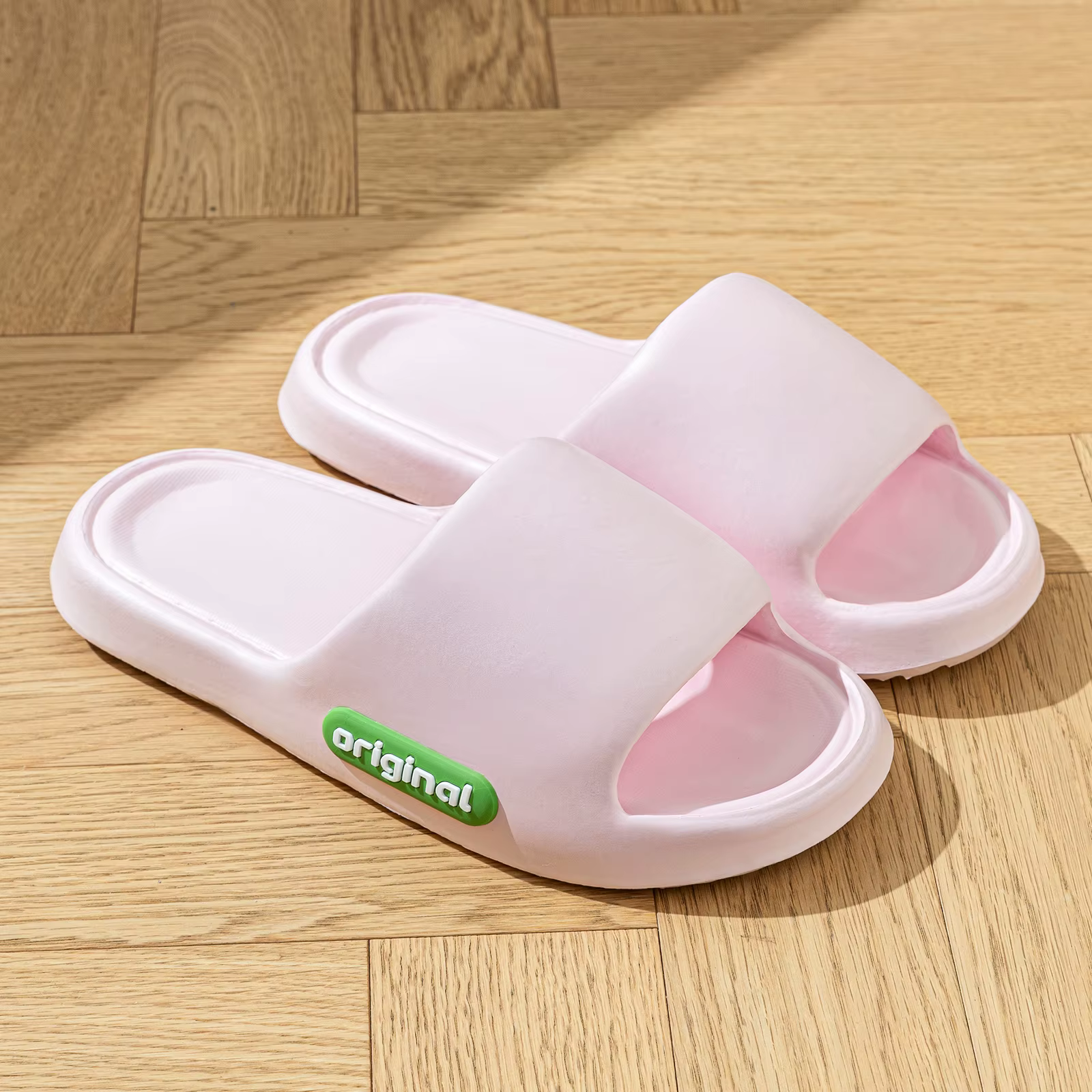 Chaussons pour femmes, confortables, légers, été, semelle souple, mode, intérieur, antidérapants, à bout ouvert, respirants, mignons, chaussures de plage