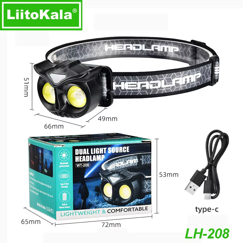 Lampes frontales LiitoKala Owl LH-208/209