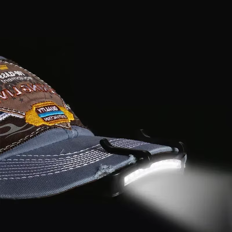 300LM 11 LED lampe frontale pince sur casquette chapeau torche Portable Super lumineux 11 LED