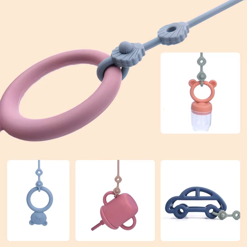 Chaîne sucette pour bébé avec sangles sécurité