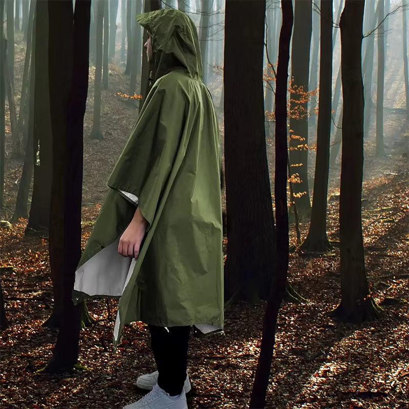 Poncho de pluie robuste pour sac à dos