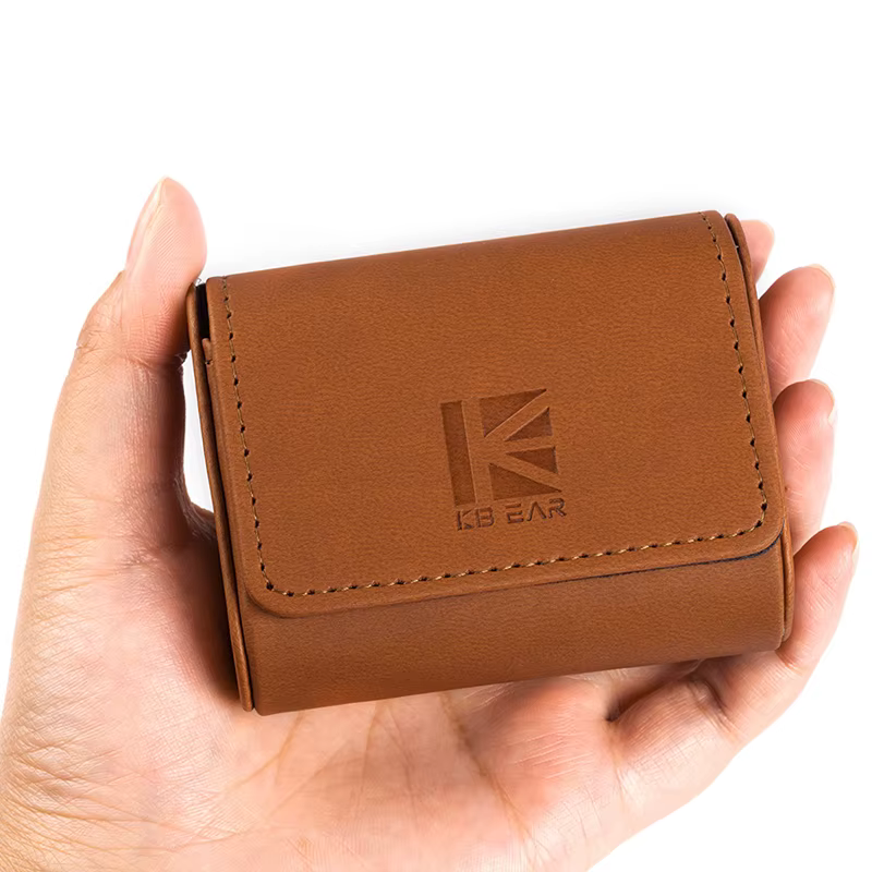 Sac portable pour écouteurs KBEAR, étui de rangement pour écouteurs intra-auriculaires et câbles, adapté aux écouteurs, aux bouchons d'oreilles et aux câbles