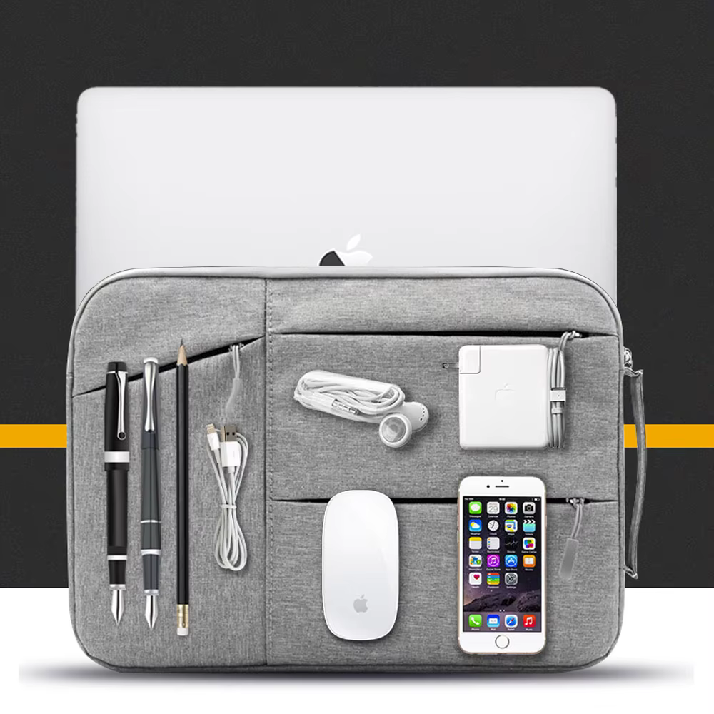 Sac pour ordinateurs portables 12 13 14 15.4 15.6 16 pouces, étui étanche pour Macbook Air Pro Lenovo, sac à main pour ordinateur, porte-documents