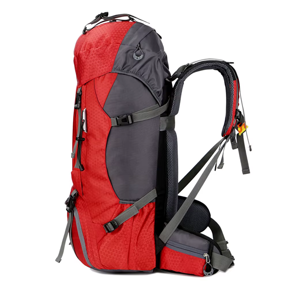 Sacs à dos de camping et de randonnée pour hommes, sac de sport en nylon pour l'escalade, sacs à dos de tourisme en plein air, housse de pluie, Free Knight, 60L
