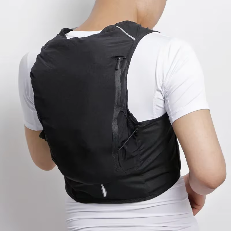 (S-2XL) sac à dos de course de sentier 10L sac de gilet d'hydratation Ultra léger pour Trekking en plein air randonnée cyclisme Marathon