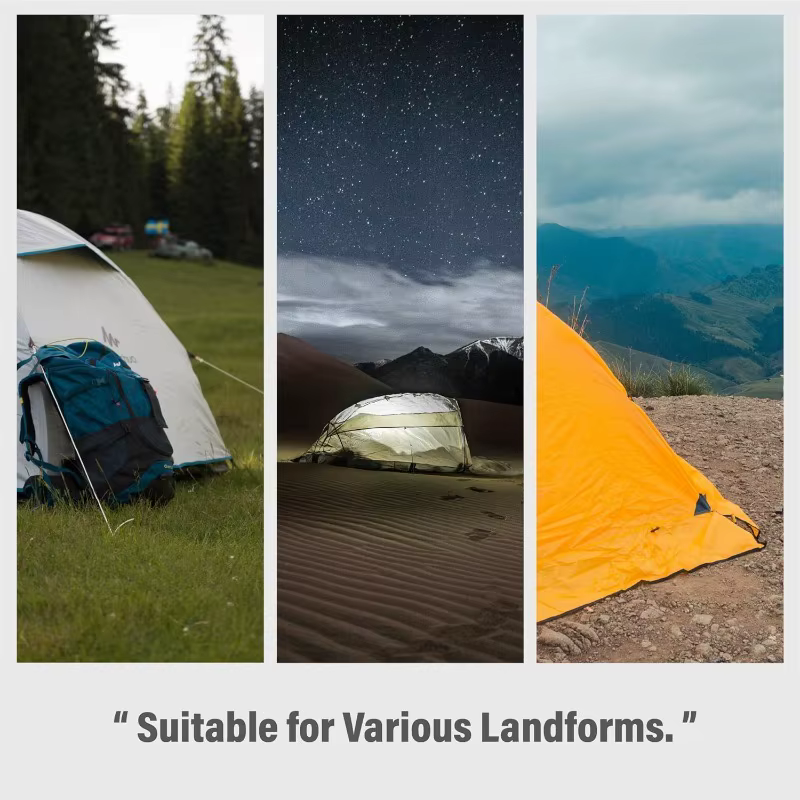 6 piquets de tente, essentiels pour le camping