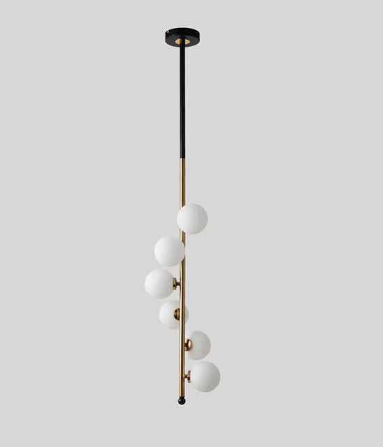 Lampe autoportante en verre au design nordique post-moderne, luminaire décoratif d'intérieur, idéal pour un salon ou une chambre à coucher, art créatif