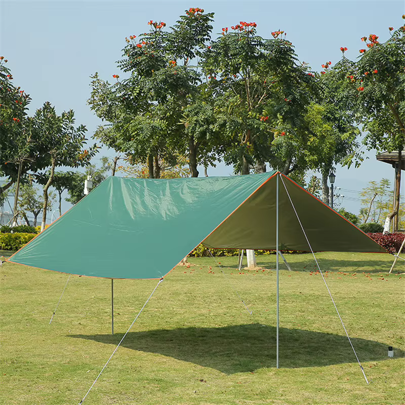 Bâche de Camping auvent touristique ombre tente imperméable en plein air sac à dos
