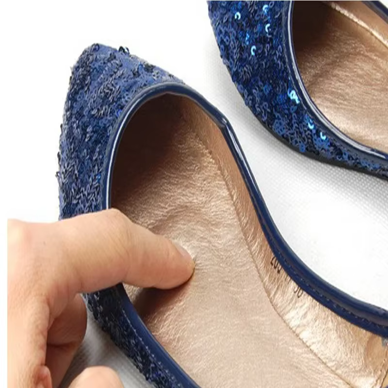 BEYARNE-Chaussures plates à paillettes pour femmes, style classique de célébrité, ballerine pour dames, livraison gratuite, nouveau