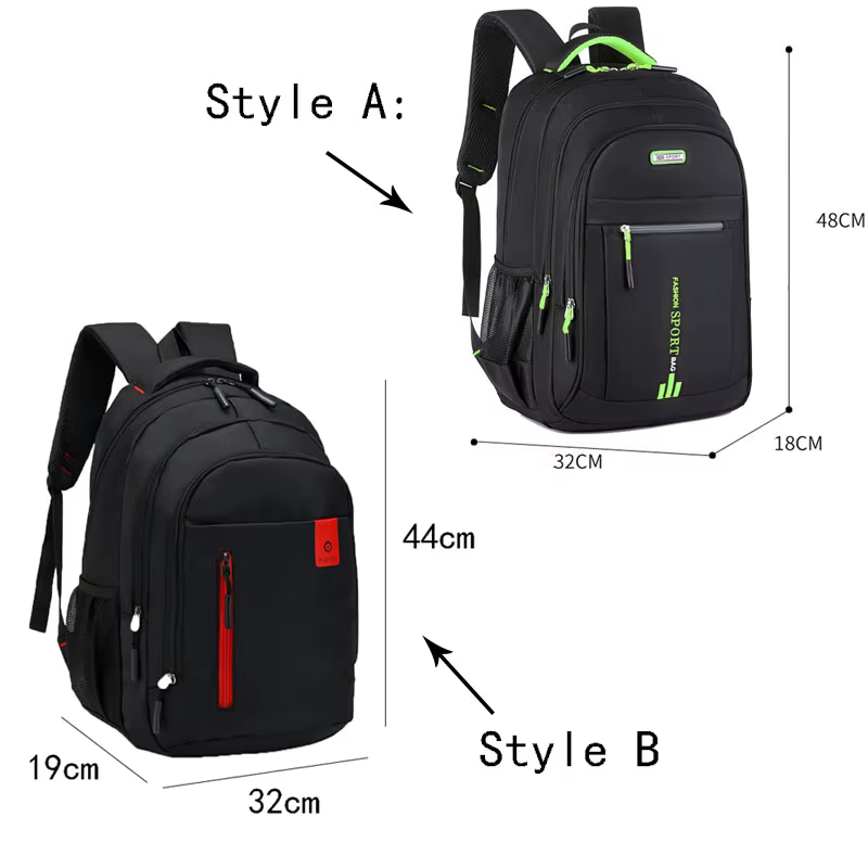 Sacs à dos pour hommes Oxford sac à dos étanche sac d'ordinateur d'affaires sac à dos décontracté lycéen cartable grande capacité