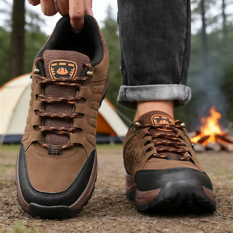 Chaussures de randonnée pour hommes imperméables en plein air basses bottes