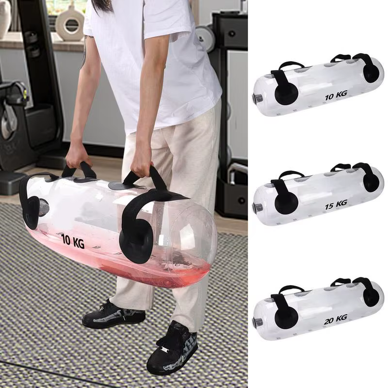 Sac aquatique gonflable pour Fitness, 10/15/20/30kg, pour l'haltérophilie, l'entraînement, la gymnastique à domicile, équipement de musculation